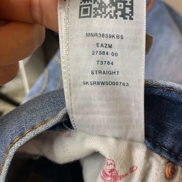 True Religion Straight Denim Jeans 33 - Picture 9 of 9